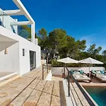 Villa Larosa With Seaview In Es Cubells Ibiza